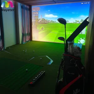 High Precision Interactive Touchscreen Projector 1920×1200 Resolution for Golf Simulator Professional Indoor Training System