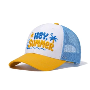 High Quality 3D Embroidered 6 Panel Richardson 112 Trucker Hat Custom Summer Beach Cap Mesh Back Sport Baseball Cap