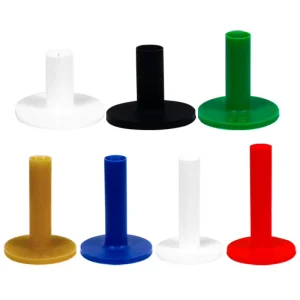 High Quality 70MM Rubber Golf Tees Multi Color Plastic Golf Tees for Driving Range Mats Practice Ready to Ship