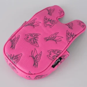 High Quality Center Mallet Putter Cover Pink Color Golf Headcover