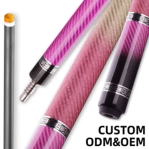 High Quality Chinese Style Pool Cue Ball Public Private Snooker Black Eight Nine Ball Carbon Fiber Accepts Custom Orders
