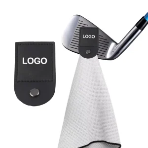 High Quality Custom Different Waffle Magnetic Golf Towels Golf Accessories High Quality Golf Towel With Hook and Clips