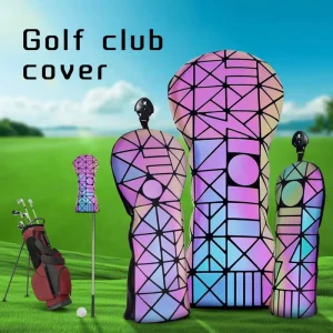High Quality Custom Driver Headcover Colorful Diamond Golf Club Driver Covers Golf Head Covers