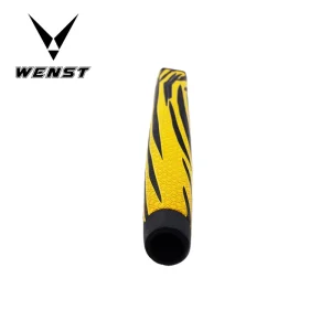 High Quality Custom Golf Putter Grips PU Material Yellow & Black 55g Adjustable Core Size 0.58-0.60 Inch for Golf Club