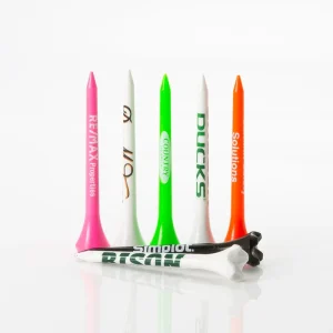 High Quality Custom Logo Printing Golf Training Practice Tees 54 70 83mm Plastic Durable Tees