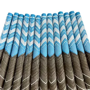 High Quality Custom Logo and Color Golf Grip Rubber Material with 0.58/0.60″ Core Size 50g For Men Women Golfers Factory Direct