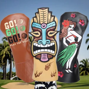 High Quality Custom New Golf Club Covers Factory Source Embroidered Driver and Putter Covers Portable Head Covers