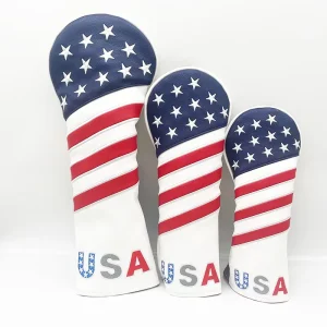 High Quality Custom PU Leather Durable Golf Driver Headcover with Factory Price Customized Color & Accept Small Orders