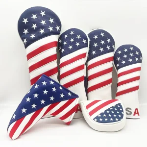 High Quality Custom PU Leather Golf Driver Club Head Cover Custom Golf Club Head Covers