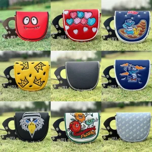 High Quality Custom PU Magnetic Eco Friendly Golf Club Head Covers for Mallet Putter Premium DF3 Model Portable Design