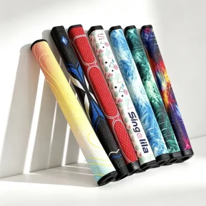 High Quality Custom Style New Design Putter Golf Club Grip Custom Logo PU Leather Golf Grips Putter