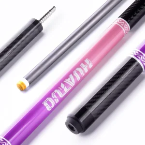 High Quality Customized Color Logo New Home Entertainment Snooker Club Use 1 2 Split Cue Structure