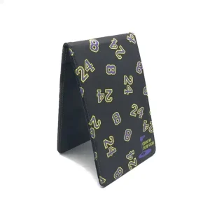 High Quality Design Printed Golf Score Card Double Folding Embroidery Logo Fashion Embossed Custom Leather ScoreCard Holder