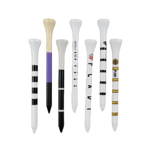 High Quality Durable Custom Logo & Color Wood Golf Tees 1-1/2 2-3/4 3-1/4 Inch Ball Holder