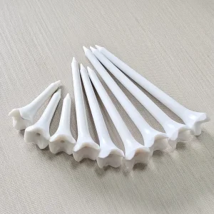 High Quality Durable Eco Friendly Lightweight Plastic Golf Tees 83mm Small Batches Customizable Logo Model KD41