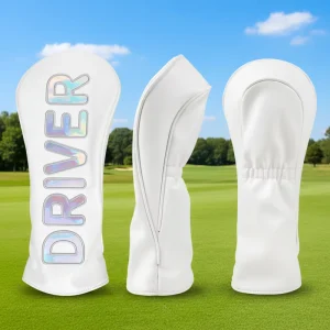 High Quality Durable Golf Club Head Covers Custom Design PU Leather Golf Driver Wood Club Head Cover Golf Headcovers