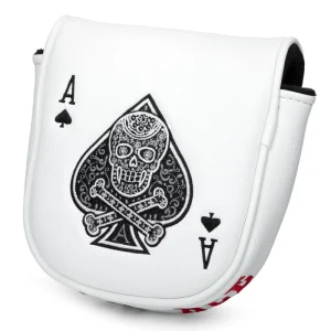 High Quality Golf Mallet Putter Head Cover Soft Touch Golf Putter Cover PU Leather Mallet Golf Headcover