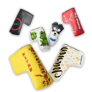 High Quality Golf Putter Head Covers Magnetic Closed Golf Blade Putter Headcover