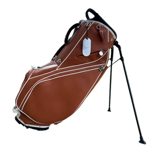 High Quality Golf Stand Bag Custom Printed Logo Portable Golf Bag Waterproof Leather Material for Loading Golf Clubs
