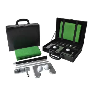 High Quality Indoor Golf Putter Training Aid Gift Set Mini Golf Putting Set Putting Green