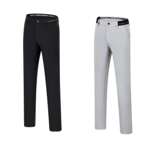 High Quality Men’s Summer Golf Pants Straight Mid Lightweight Quick Dry Sweat Athletic Active Jogger Business