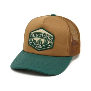 High Quality Nature Explorer Trucker Cap Vintage Mountain Patch Mesh Hat Premium Custom Outdoor Sun Snapback Cap