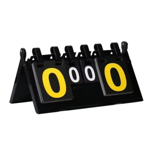 High Quality OEM Portable Plastic Material Foldable Flip Scoreboard Table Tennis Scoreboard