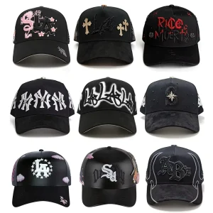 High Quality Original G5 31 El Mago Suede Sombreros Originales 31 Hats Rico Caps Curved Brim Rhinestone Baseball Caps