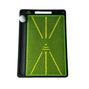 High Quality Swing Detection Golf Hitting Mat with Sequin Track Rubber Base Batting Mat