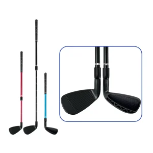 High Quality Two Section Adjustable Golf Club Steel Shaft Golf Telescopic Adult Children Training Chipping