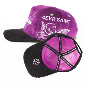 High Quality Vintage Sporty Fashion Embroidery Rhinestones Bows Baseball Caps Custom Logo Trucker Hat Satin Velour