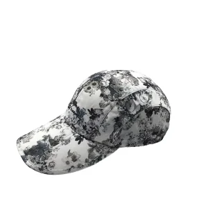 High Quality Waterproof Anti UV Reversible 100% Polyester Foldable Flower Baseball Cap with Argyle Pattern for Outdoor Use