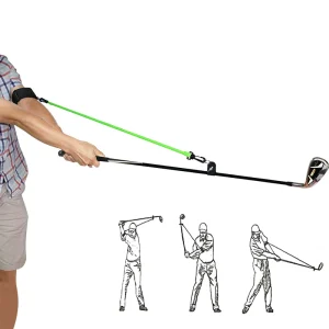 High Resistance Latex Golf Swing Exercise Tube Set Golf Swing Trainer Golf Swing Accessories Golf Swing Aids Golf Elastic String