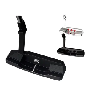 High Stability Right Handed CNC Stainless Steel Electroplated Black Finish Golf Putter G T040