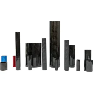 High Strength Fully Customizable Oval Carbon Fibre Tube 1mm 1.5mm 2mm Cue Shaft for Sport Use