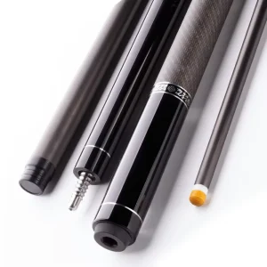 High-Tech Carbon Fiber Pool Cue Billiard Cue OEM Factory Direct 8-Layer Leather Tip Ultra-Low Deflection 147cm 18-20oz
