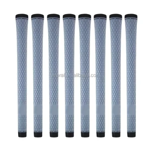 High Traction Waterproof Anti Sweat Golf Club Grips with Premium PU Leather and Rubber Customizable Logo for Outdoor Golf Sports