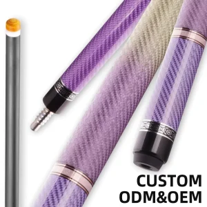 High end Customization 1 2 Carbon Fiber Pool Cue Sticks 11.8 12.5MM Tips Billiards Snooker Cues