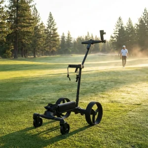 High end Factory Direct G1 Smart Follow Electric Golf Cart 5 Wheels Removable Battery Golf Trolley with Remote Control