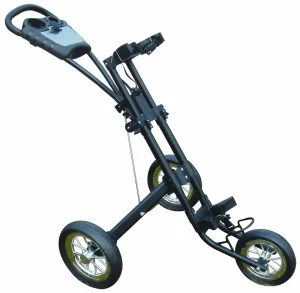 High quality Customizable Outdoor Golf Activity Golf Push Trolley Foldable Three Wheels Light Weight Golf Trolley Push Cart