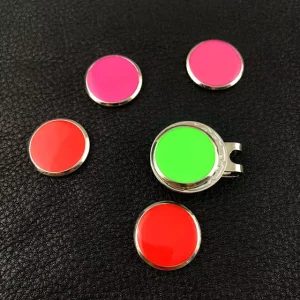 Highlight Colorful Blank Mini Complete Golf Clubs Golf Ball Marker Belt Hat Clip Set