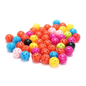 Hollow Sports Training Balls Golf Plastic Ball Airflow Perfect Ideal for Indoor and Outdoor Use