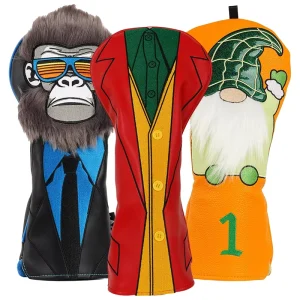 Hot Style Golf Accessories Gift Funny Driver Club Covers Premium Monkey Golf Head Cover