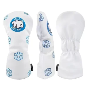 Hot Supplier New Pu Leather Design Custom LOGO Golf Club Driver PU Golf Fairway Wood Leather Head Covers