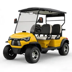 Hotel Complex Golf Carts Secure Golf Cart Solution for Families and Course Patrol Duty in 4 Seater Configuration