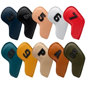 In stock Polyurethane Golf Iron Headcovers Korean Style Various Styles of Club-head Protectors Caps Golf Club Covers