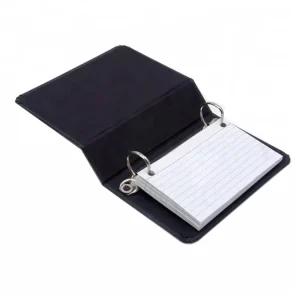 Index Card Holder 2 Ring Binder A5 Paper 250 Sheets Capacity