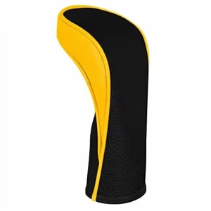 Individual Hybrid Golf Headcover PU Leather and Polyurethane Elastic Band Closure GPU08