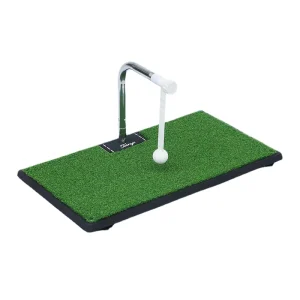 Indoor Golf Swing Training Aid 360 Rotation Golf Swing Mat Golf Swing Simulator Trainer