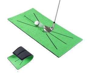 Indoor Home Golf Swing Training Aid Hitting Batting Direction Mark Trace Mat for Training